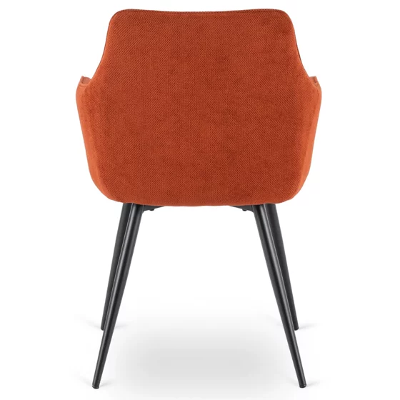 Scaun Narnia, 56x50x85 cm, Structura Metalica, Stofa Caramizie picture - 7