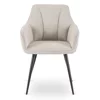 Scaun Narnia, 56x50x85 cm, Structura Metalica, Stofa Crem picture - 3