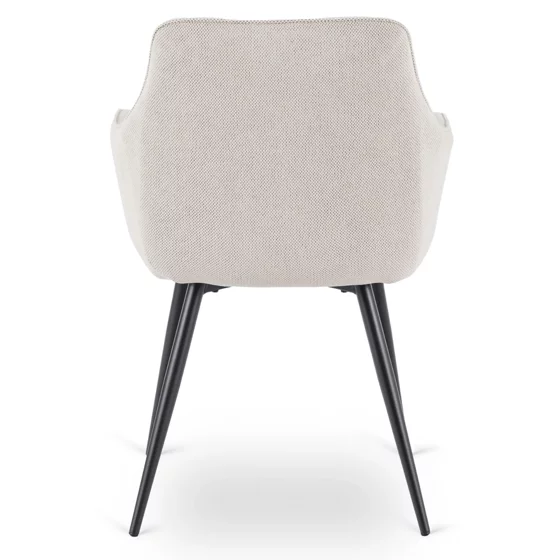 Scaun Narnia, 56x50x85 cm, Structura Metalica, Stofa Crem picture - 5