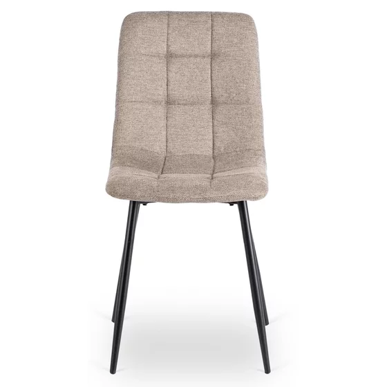 Scaun Popy 2, 43x52x90,5 H CM, Structura metalica, Negru/Bej picture - 2