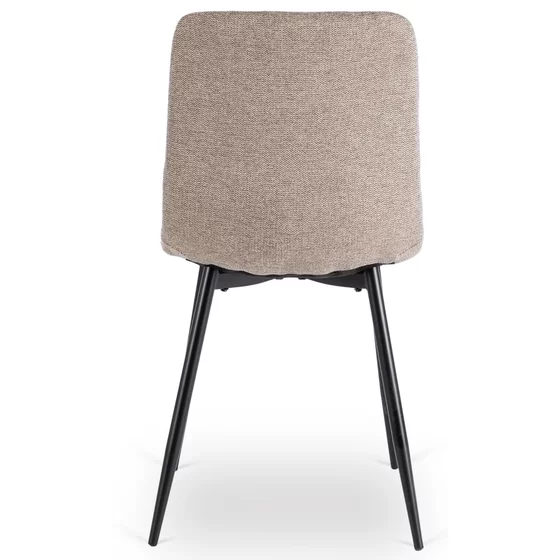 Scaun Popy 2, 43x52x90,5 H CM, Structura metalica, Negru/Bej picture - 8