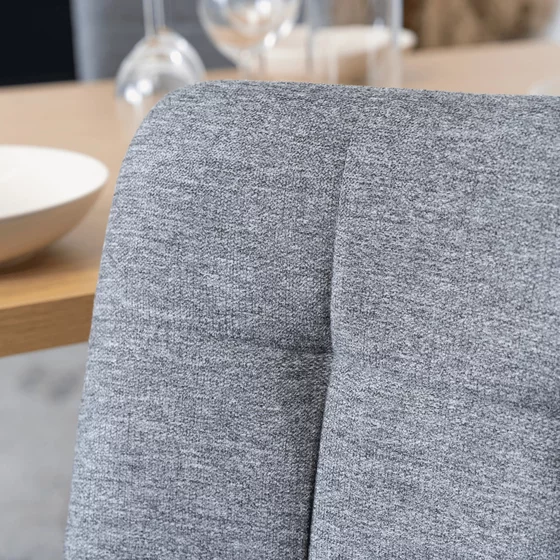 Scaun Popy 2, 43x52x90,5 H CM, Structura metalica, Negru/Gri picture - 5