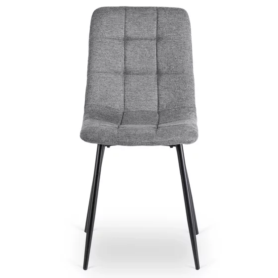 Scaun Popy 2, 43x52x90,5 H CM, Structura metalica, Negru/Gri picture - 6