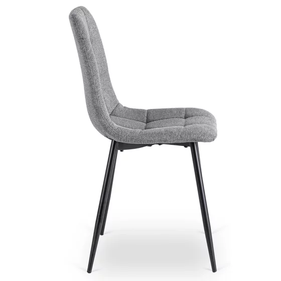 Scaun Popy 2, 43x52x90,5 H CM, Structura metalica, Negru/Gri picture - 7