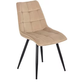 Scaun Riocco, 49x57x89 h cm, Catifea Bej