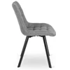 Scaun Rivulus 2, 53x59x87 h cm, Stofa Gri picture - 5