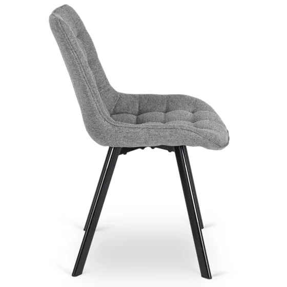 Scaun Rivulus 2, 53x59x87 h cm, Stofa Gri picture - 5