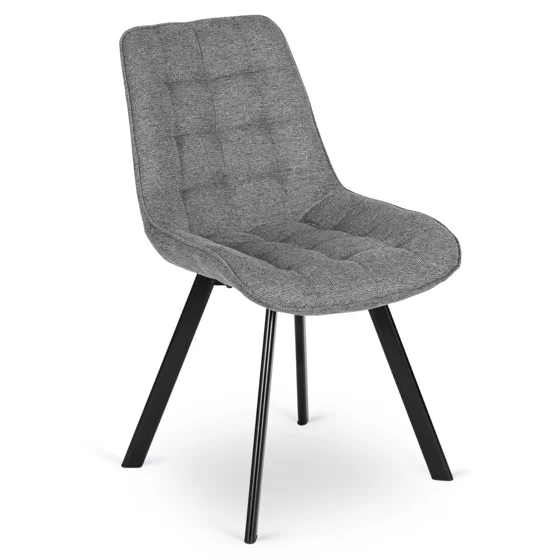 Scaun Rivulus 2, 53x59x87 h cm, Stofa Gri picture - 1