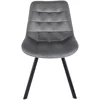 Scaun Rivulus, 53x59x87 h cm, Catifea Gri picture - 6