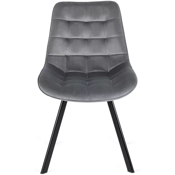 Scaun Rivulus, 53x59x87 h cm, Catifea Gri picture - 6