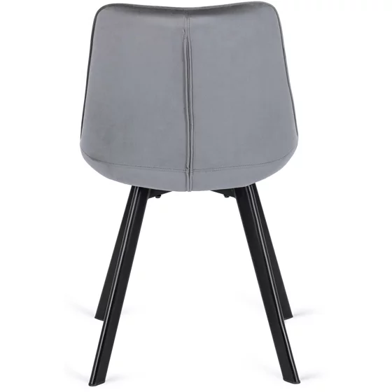 Scaun Rivulus, 53x59x87 h cm, Catifea Gri picture - 8