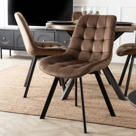 Scaun Rivulus, 53x59x87 h cm, Catifea Maro