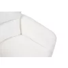Scaun Rotativ Enzo, 60x60x92 h cm, Stofa tip Boucle, Alb picture - 6