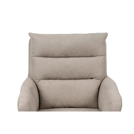 Scaun Rotativ Enzo, 60x60x92 h cm, Stofa, Gri Deshis picture - 5