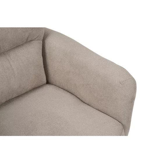 Scaun Rotativ Enzo, 60x60x92 h cm, Stofa, Gri Deshis picture - 6