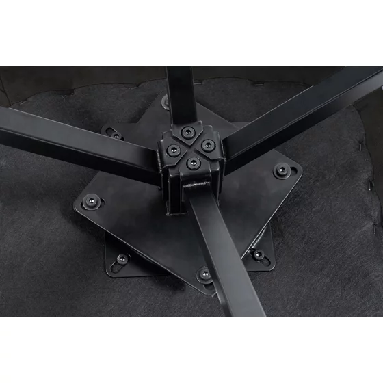 Scaun Rotativ Loren, 54x55x68 h cm, Stofa, Negru/Gri Inchis picture - 3