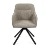 Scaun Rotativ Loren, 54x55x68 h cm, Stofa, Gri picture - 2