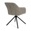 Scaun Rotativ Loren, 54x55x68 h cm, Stofa, Gri picture - 7