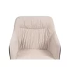 Scaun Rotativ Loren, 54x55x68 h cm, Stofa, Maro/Crem picture - 5