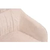 Scaun Rotativ Loren, 54x55x68 h cm, Stofa, Maro/Crem picture - 6