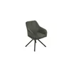 Scaun Rotativ Loren, 54x55x68 h cm, Stofa Raiata, Verde picture - 2