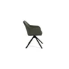 Scaun Rotativ Loren, 54x55x68 h cm, Stofa Raiata, Verde picture - 4