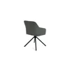 Scaun Rotativ Loren, 54x55x68 h cm, Stofa Raiata, Verde picture - 5