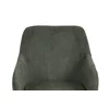Scaun Rotativ Loren, 54x55x68 h cm, Stofa Raiata, Verde picture - 6