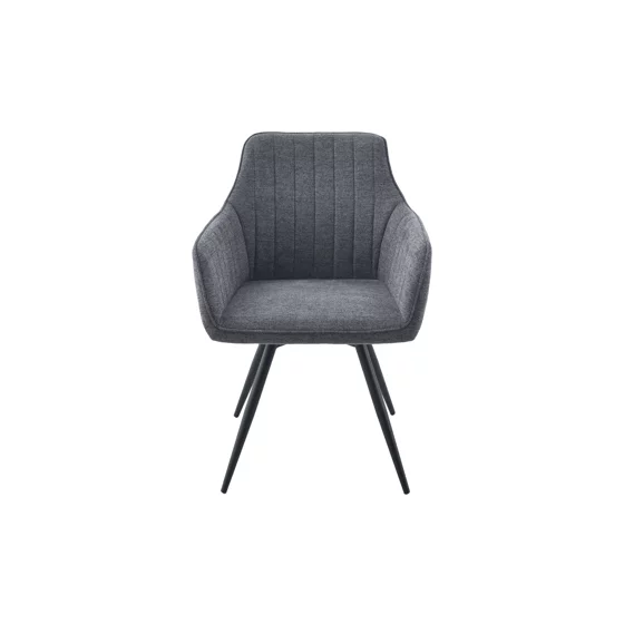 Scaun Rotativ Misty, 57x60x83,5 H cm, Stofa Brego 18 Gri picture - 2