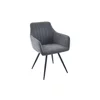 Scaun Rotativ Misty, 57x60x83,5 H cm, Stofa Brego 18 Gri picture - 1