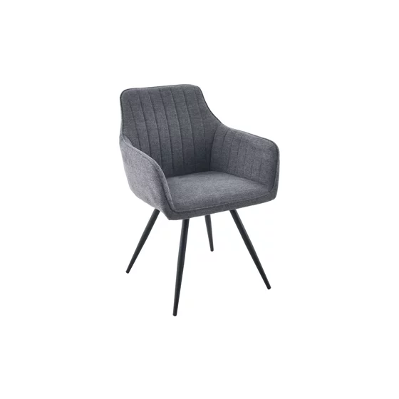 Scaun Rotativ Misty, 57x60x83,5 H cm, Stofa Brego 18 Gri picture - 1