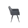 Scaun Rotativ Misty, 57x60x83,5 H cm, Stofa Brego 18 Gri picture - 3