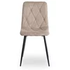 Scaun Ruen 2, 48x57x90 H CM, Structura metalica, Negru/Bej picture - 5