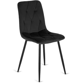 Scaun Ruen , 48x57x90 H CM, Structura metalica, Negru