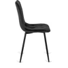 Scaun Ruen , 48x57x90 H CM, Structura metalica, Negru picture - 6