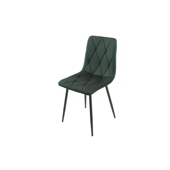 Scaun Savier, 44x55x87.5 cm, Velvet Verde Inchis picture - 1