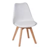 Scaun Scandino, 57x50x82 cm, Lemn/Polipropilena, Natur/Alb picture - 1