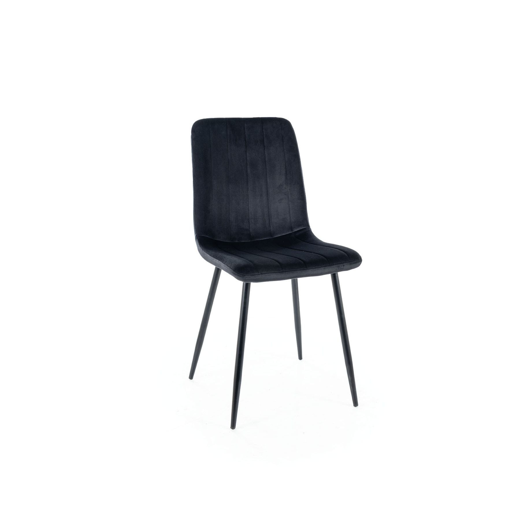 Scaun skog 100, 45x52x91 cm, velvet negru