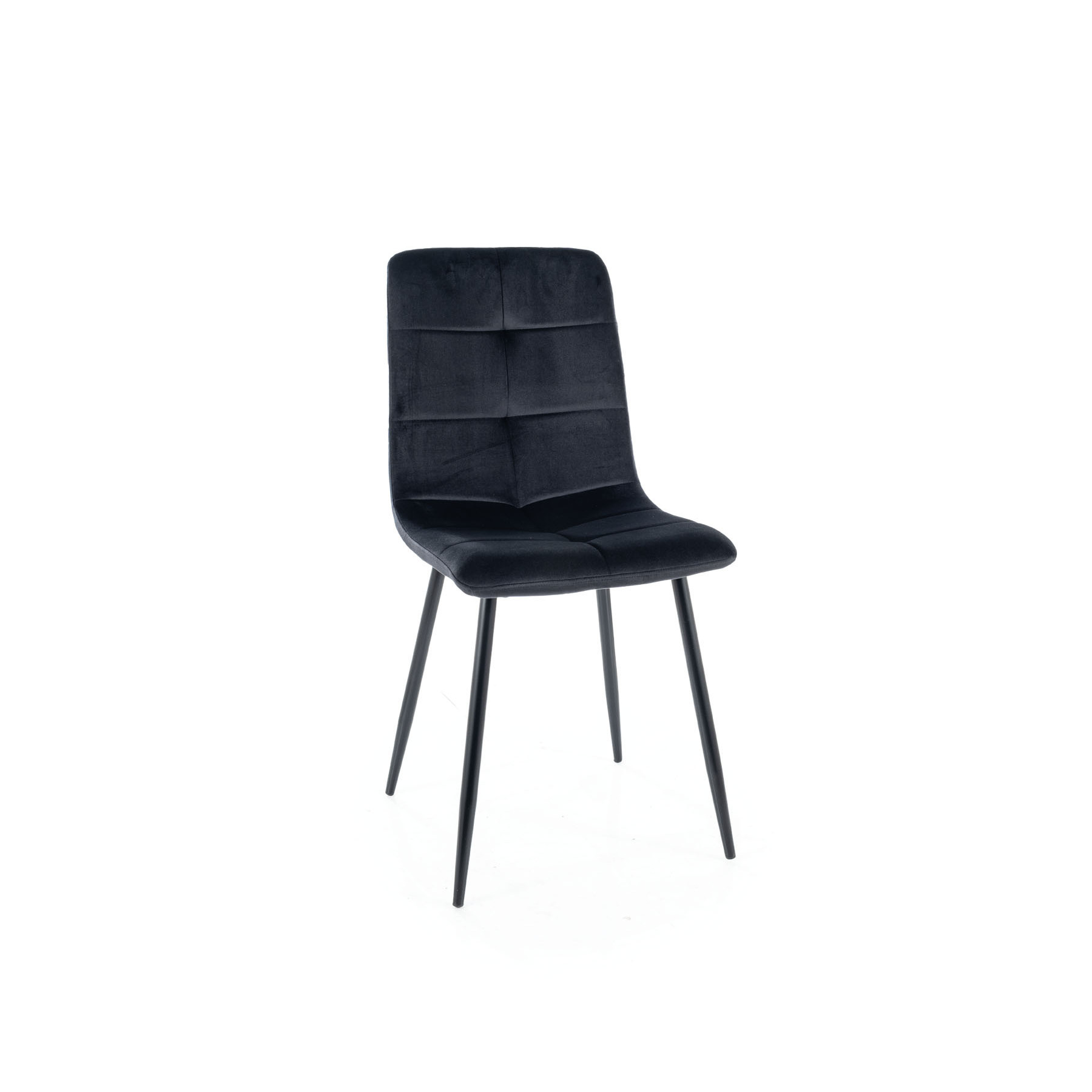 Scaun skog 106, 45x52x91 cm, velvet negru
