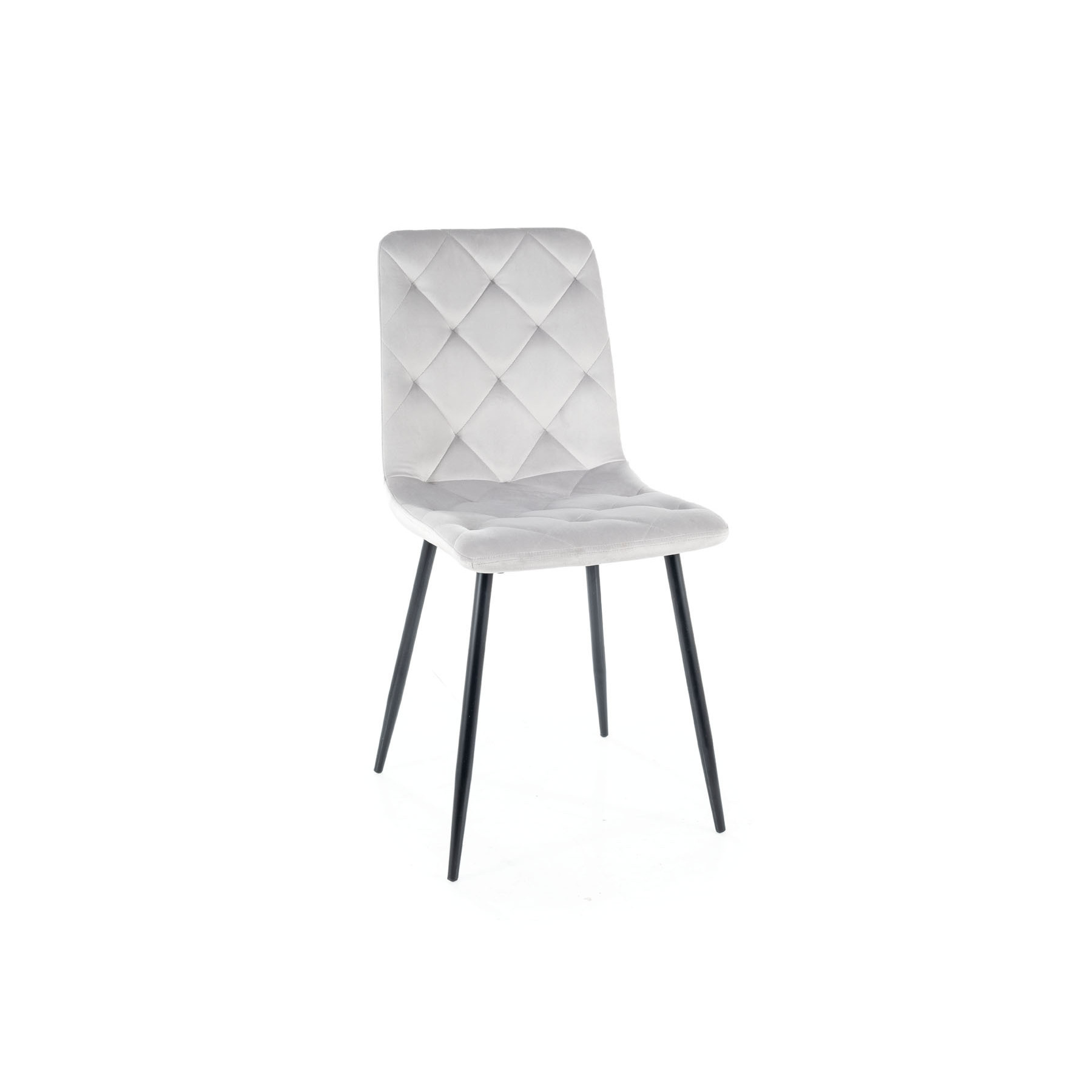 Scaun skog 107, 45x52x91 cm, velvet gri deschis