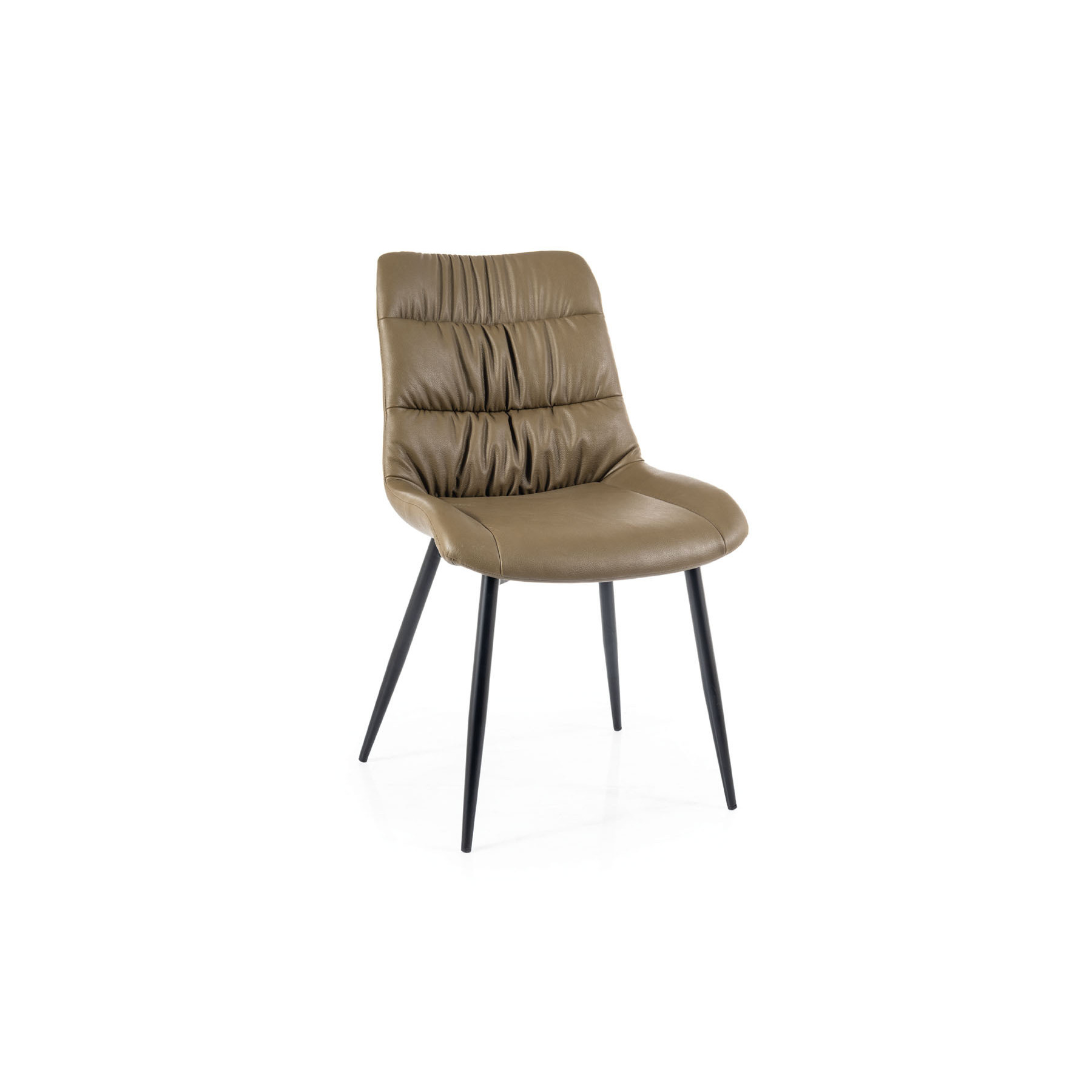 Scaun skog 114, piele sintetica, 51x63x87 cm, verde olive
