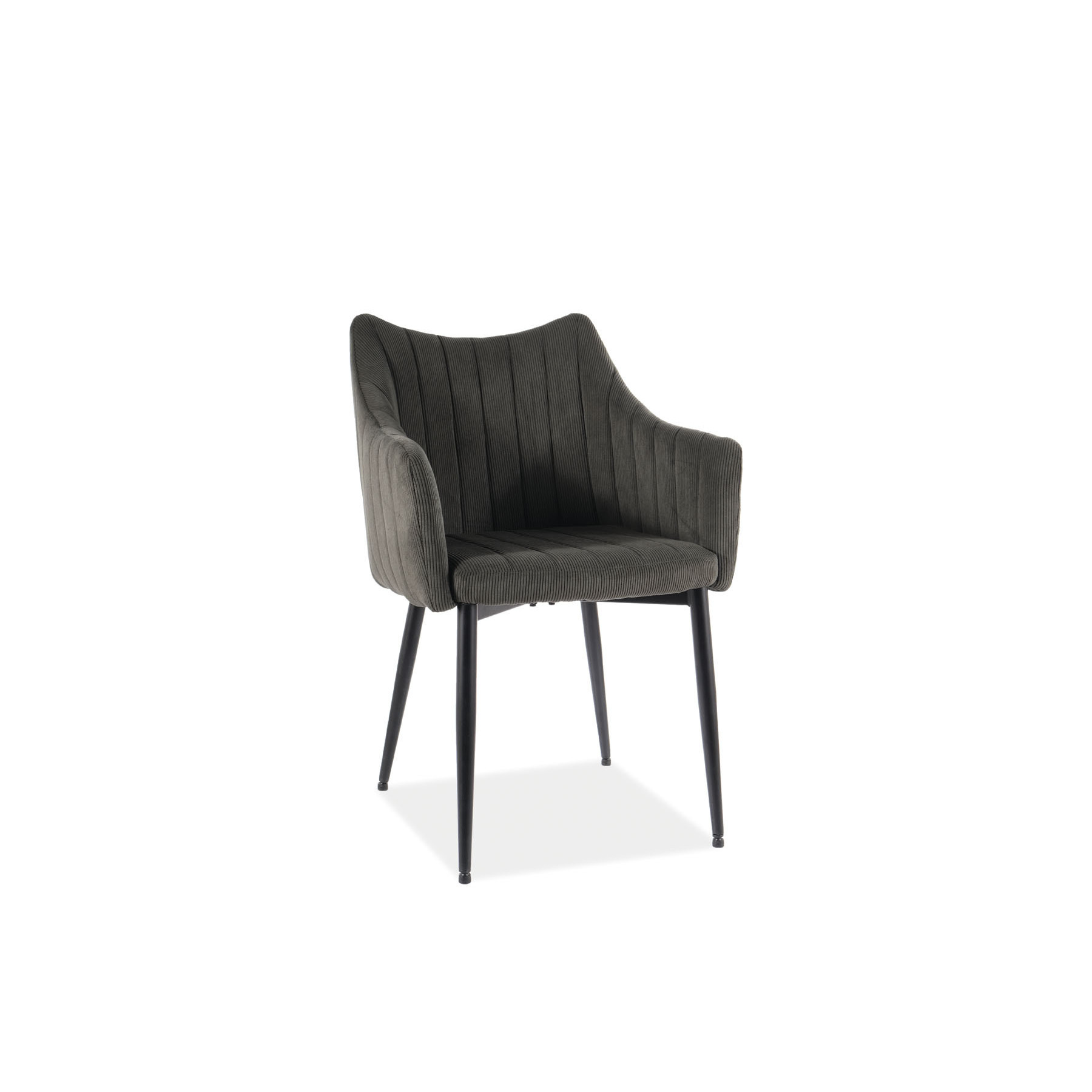 Scaun skog 115, 59x56x87cm, catifea reiata verde