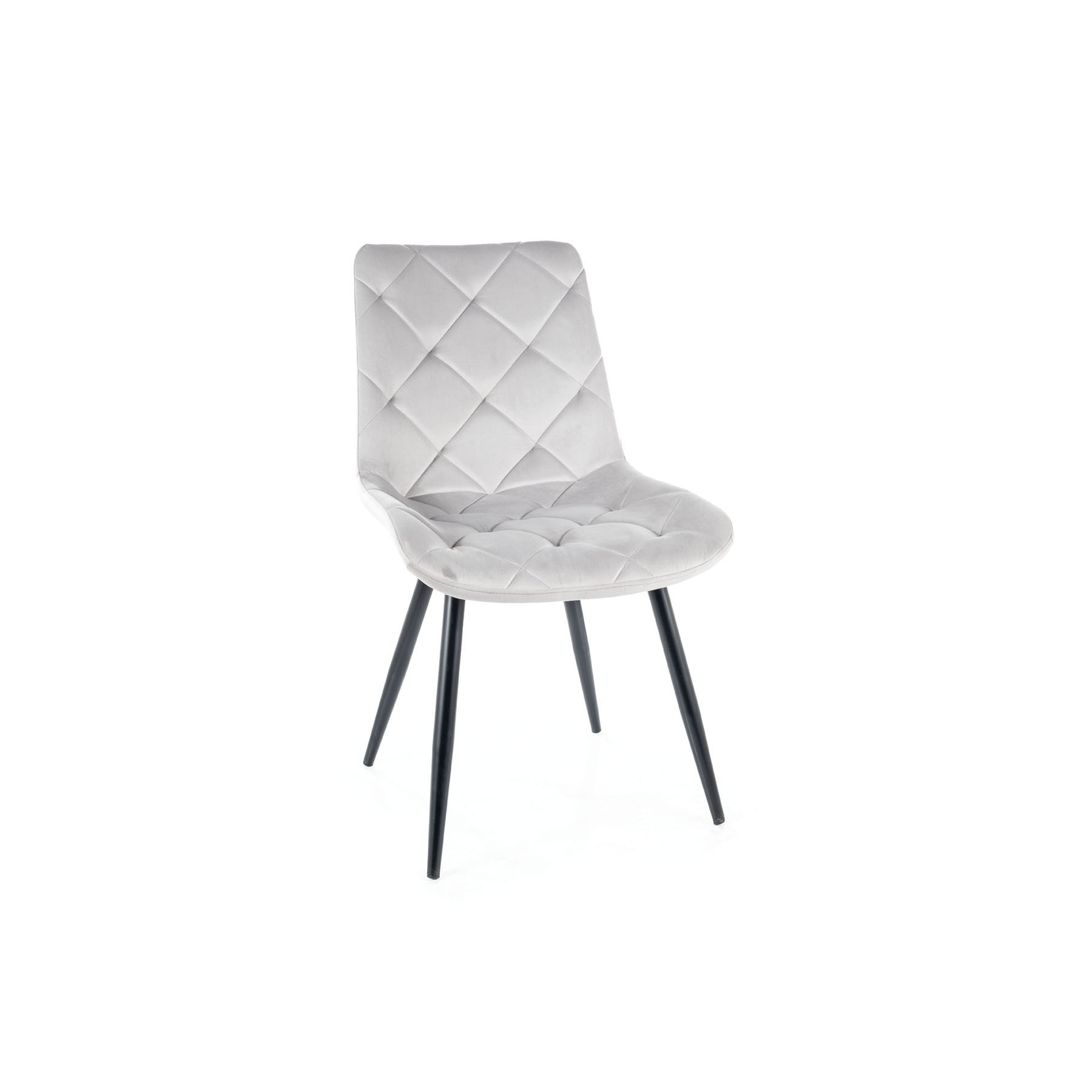 Scaun skog 121, 51x63x88 cm, velvet gri deschis