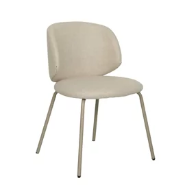 Scaun Skoga, 53x54x77 h cm, Metal/Stofa, Taupe