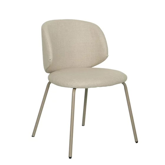 Scaun Skoga, 53x54x77 h cm, Metal/Stofa, Taupe picture - 1