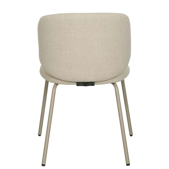 Scaun Skoga, 53x54x77 h cm, Metal/Stofa, Taupe picture - 5