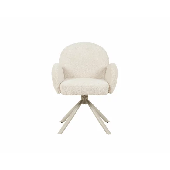 Scaun Velora, 62x58x83 h cm, Stofa Beige picture - 2