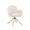 Scaun Velora, 62x58x83 h cm, Stofa Beige picture - 1