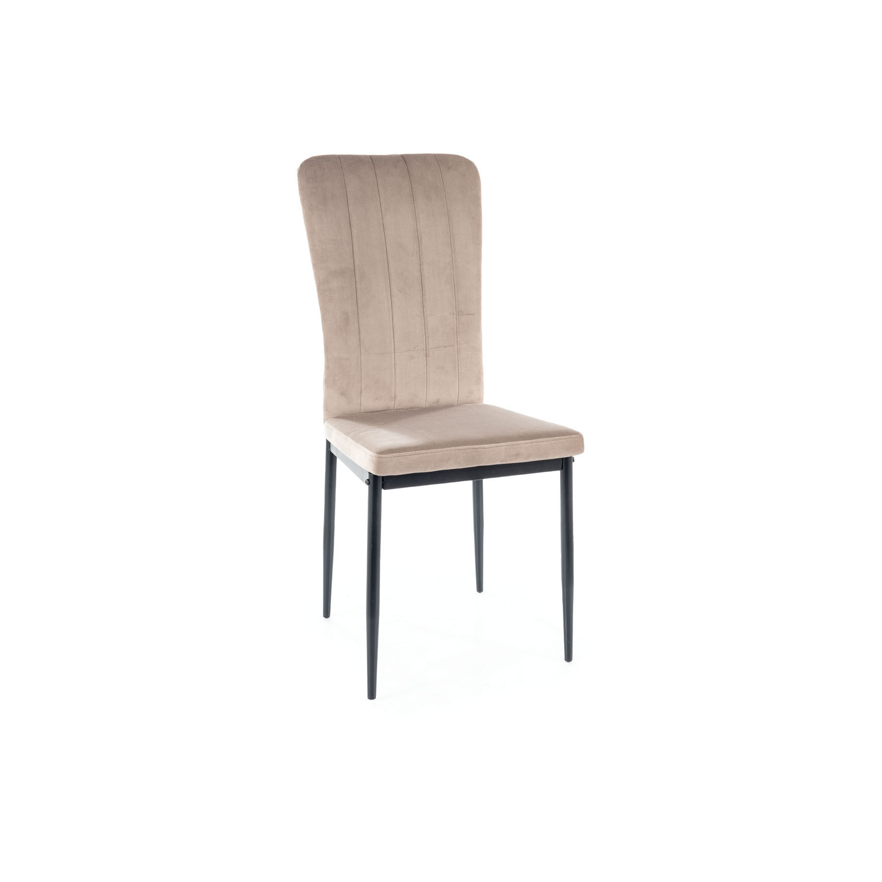 Scaun vigo, 44x50x97 cm, velvet beige