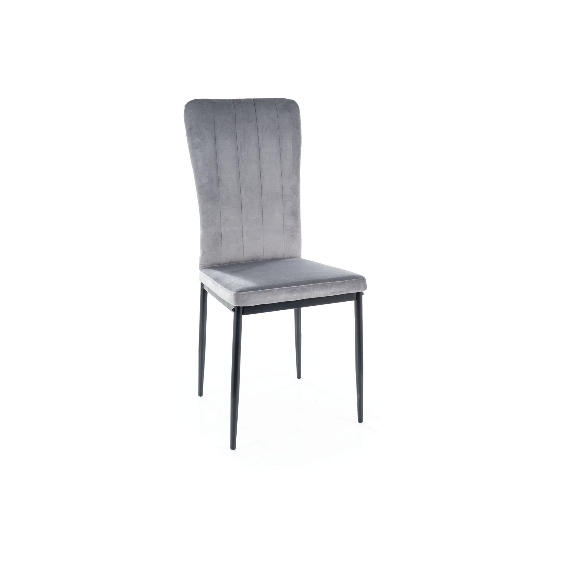 Scaun vigo, 44x50x97 cm, velvet gri